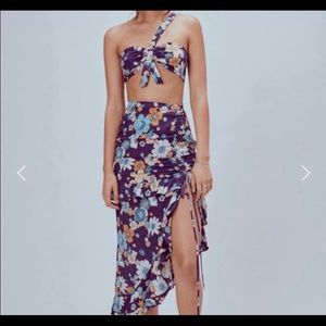 For Love and Lemons Magnolia Skirt Top set